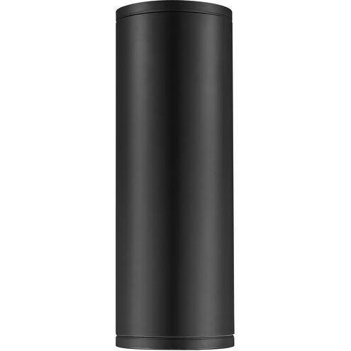 Vegas 2 Light 12.75 inch Powder Coated Black Outdoor Wall Sconce